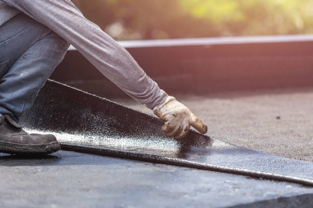 Professional Waterproofing technician working in Souderton, PA